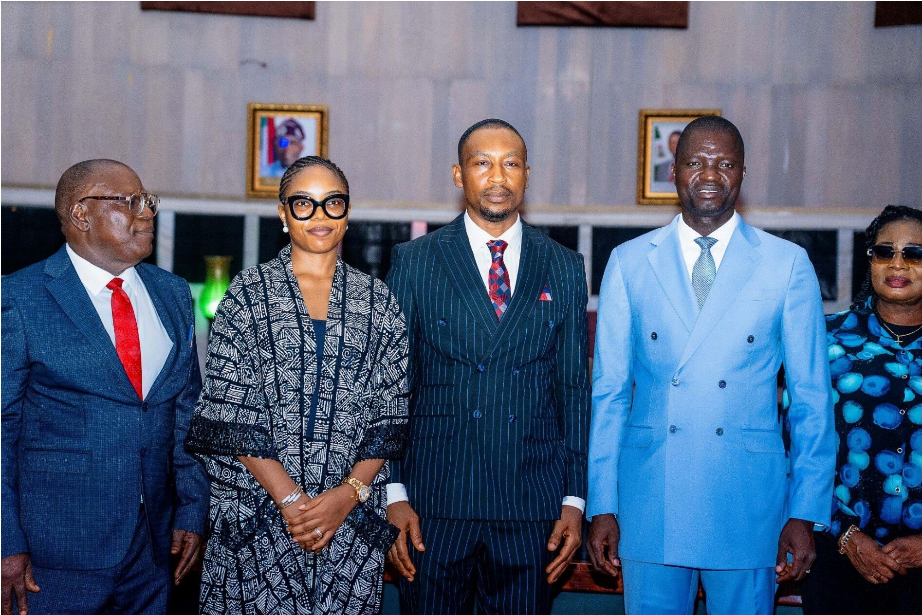 Prof. Ogba with colleagues